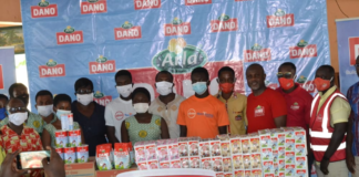 Dano presents ‘Inner Strength’ award to Boa Amponsem Secondary School