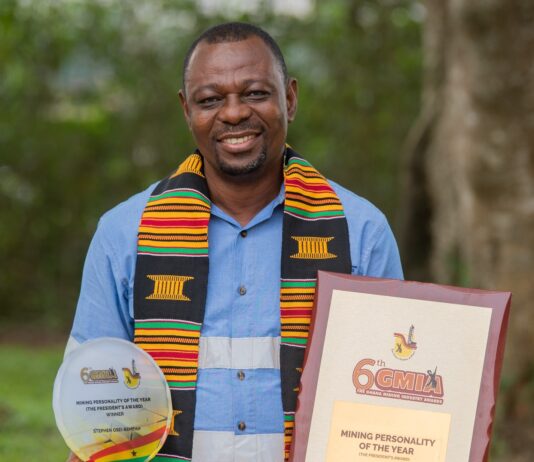 GM of Gold Fields’ Tarkwa Mine is Mining Personality of the Year