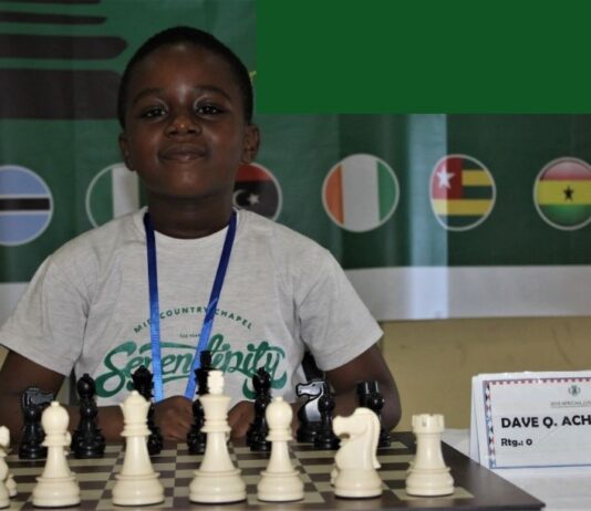 A Ghanaian Wins Africa Under 9 Chess Championship