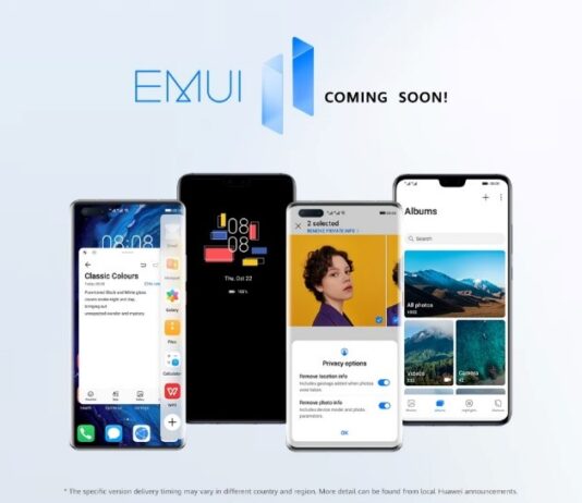 Huawei announces global release schedule of EMUI 11 update