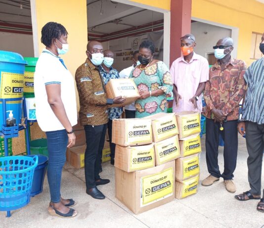 GEPA supports Sunyani artisans to fight COVID-19