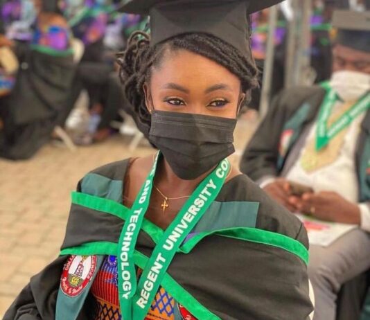 14th congregation, Regent University: Juana Akuamoah Boateng emerges as Valedictorian