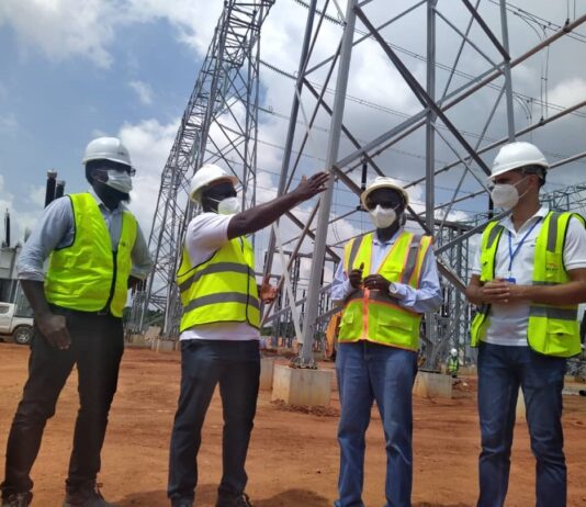 580MVA Pokuase Bulk Supply Point project 87% complete