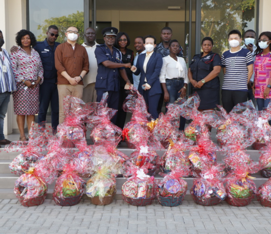 Huawei donates to Cantonment Police