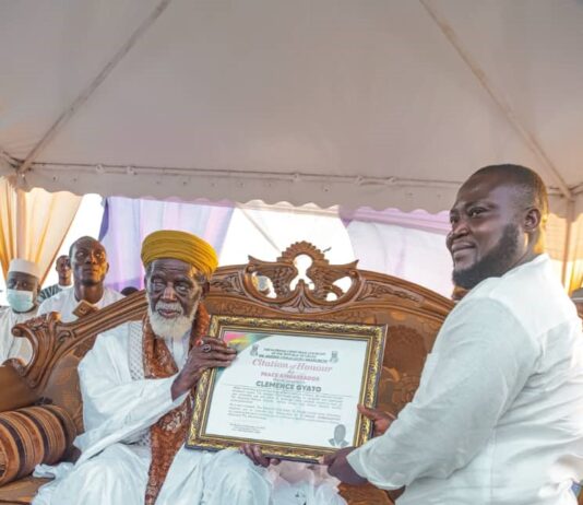 National Chief Imam names Clemence Gyato as Peace Ambassador