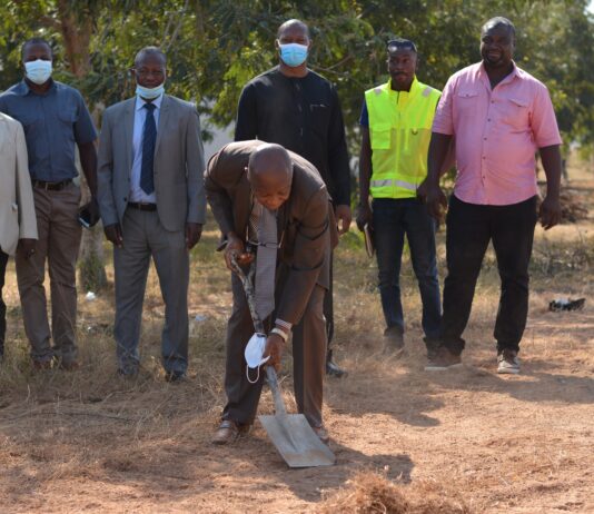 UDS-VC cuts sod for construction of WACWISA 3-storey office complex