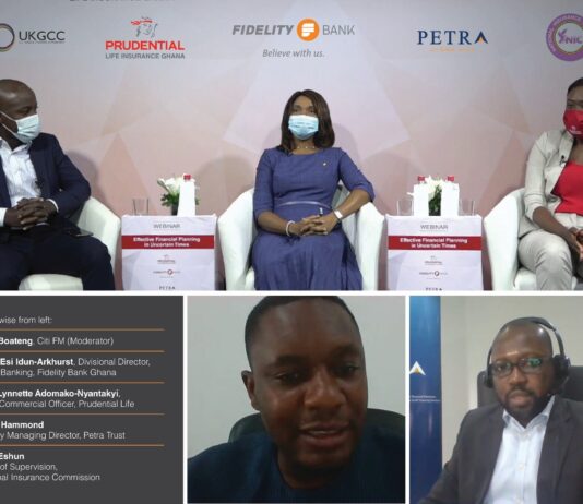 Prudential Life, Fidelity Bank, UKGCC hold financial planning webinar
