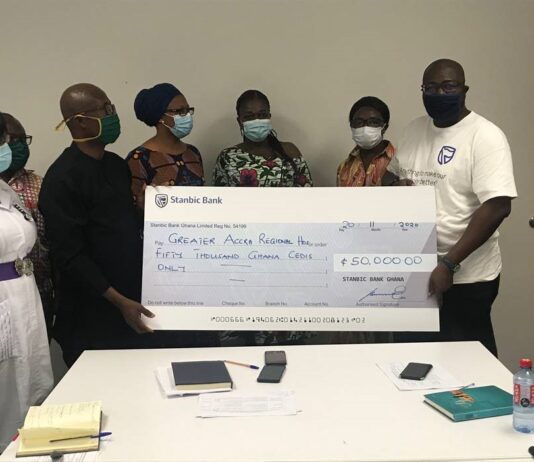 Child Cancer Unit of Ridge Hospital receives support from Stanbic