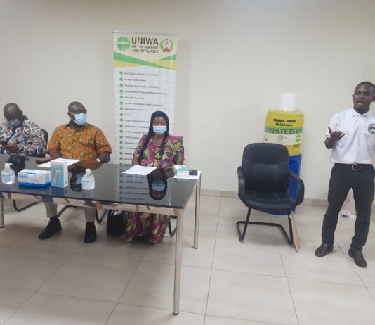 TUC, DTDA support members with US$44,000 worth of PPE
