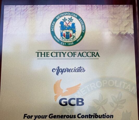 GCB Bank rewarded by AMA for role in COVID-19 fight