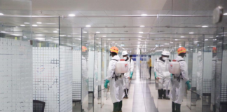 Massive disinfection carried out at KIA