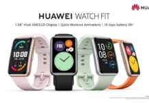 HUAWEI WATCH FIT; The perfect smartwatch for everyone